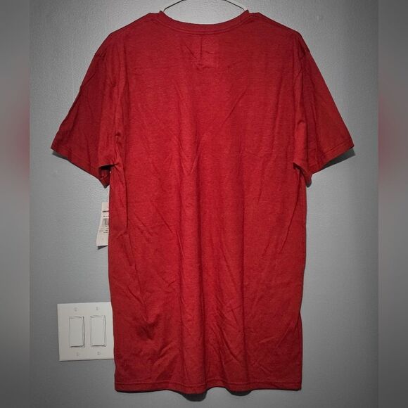 Quicksilver Mens T-Shirt in Deep Rust Color. Size Large-NWT - Picture 5 of 5